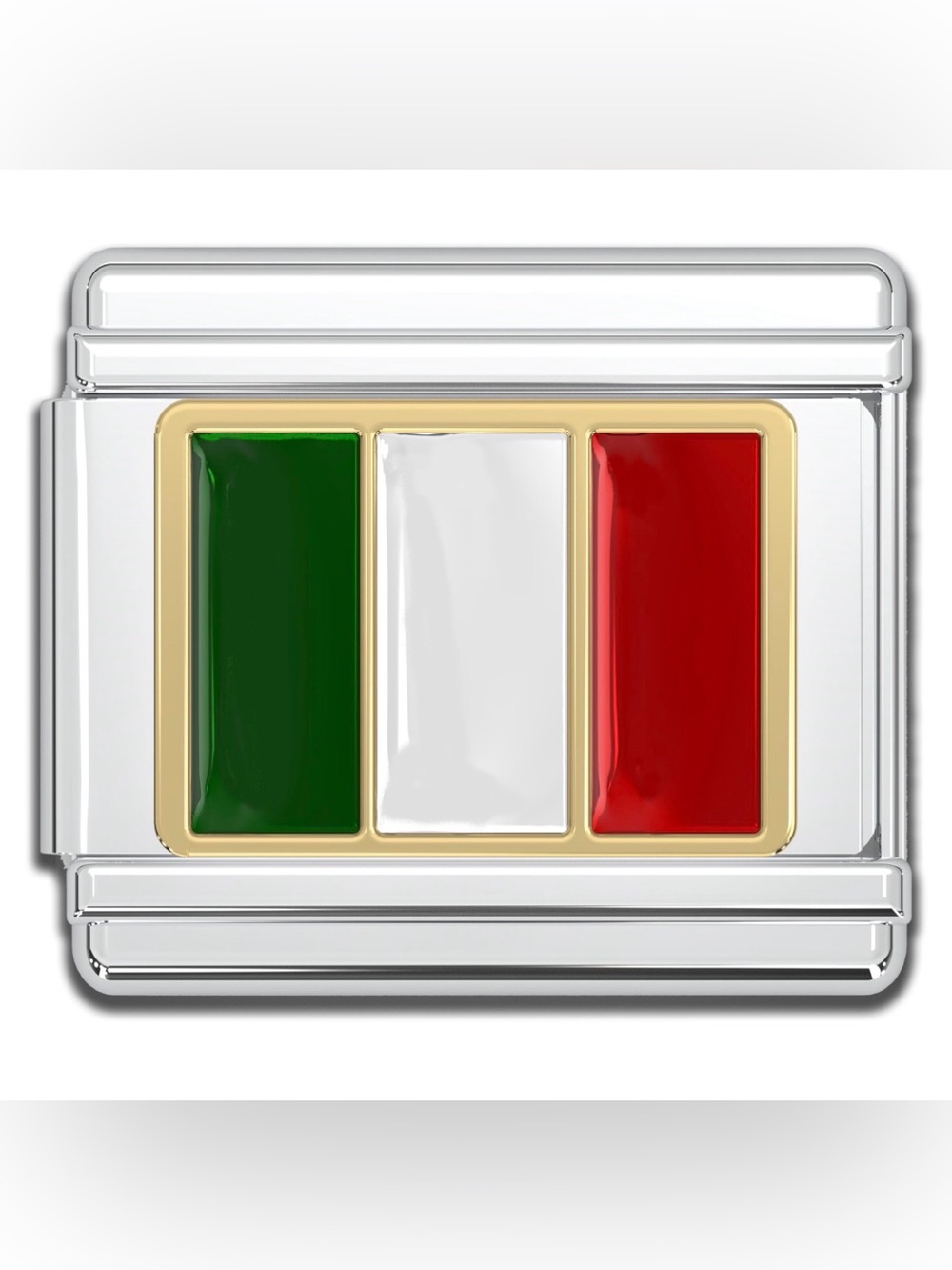 5 for $15 Italy Flag Italian Charm Link